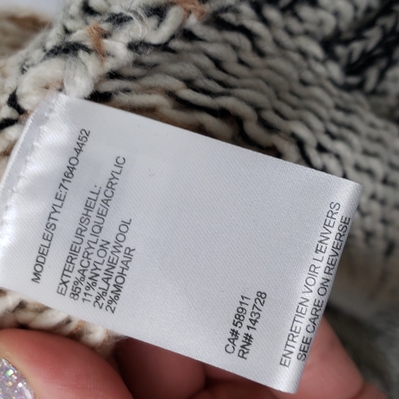 {Tribal Jeans} Sweater Cardigan Striped - Picture 9 of 10